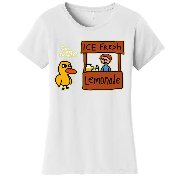 Ice Fresh Lemonade Duck Funny Got Any Grapes Love Gift Women's T-Shirt