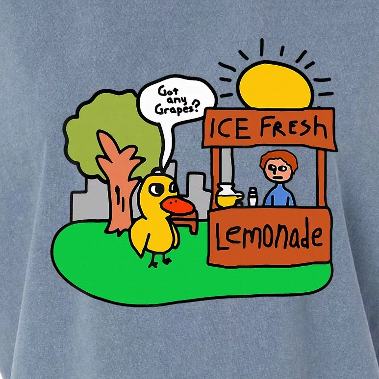 Ice Fresh Lemonade Got Any Grapes Duck Funny Gift Garment-Dyed Women's Muscle Tee