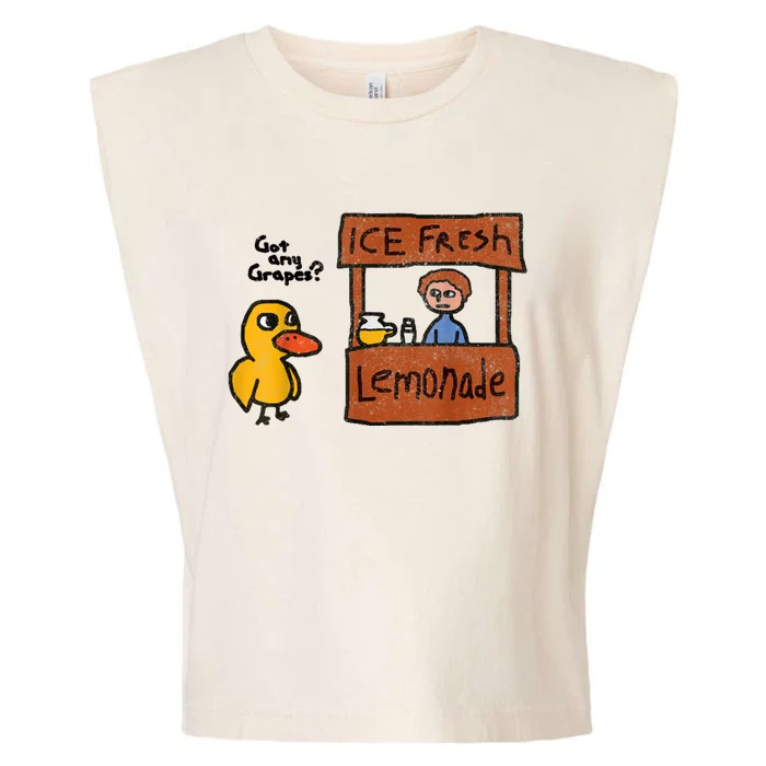 Ice Fresh Lemonade Got Any Grapes Duck Funny Gift Garment-Dyed Women's Muscle Tee