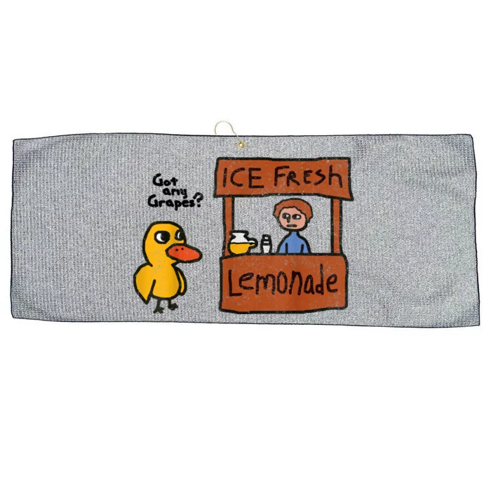 Ice Fresh Lemonade Got Any Grapes Duck Funny Gift Large Microfiber Waffle Golf Towel