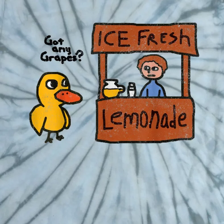 Ice Fresh Lemonade Got Any Grapes Duck Funny Gift Tie-Dye T-Shirt