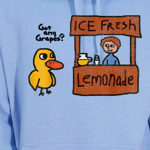 Ice Fresh Lemonade Got Any Grapes Duck Funny Gift Unisex Surf Hoodie