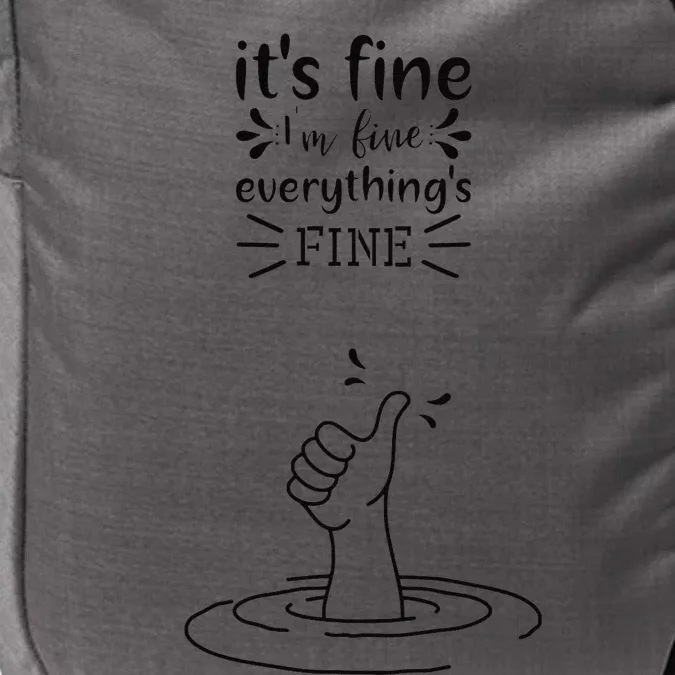 IM Fine Like Hand Thumbs Up On Water Surface IM Fine Impact Tech Backpack