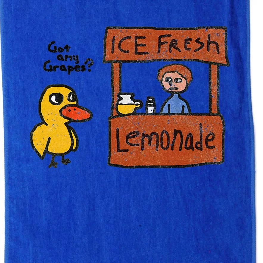 Ice Fresh Lemonade Got Any Grapes Duck Funny Gift Platinum Collection Golf Towel