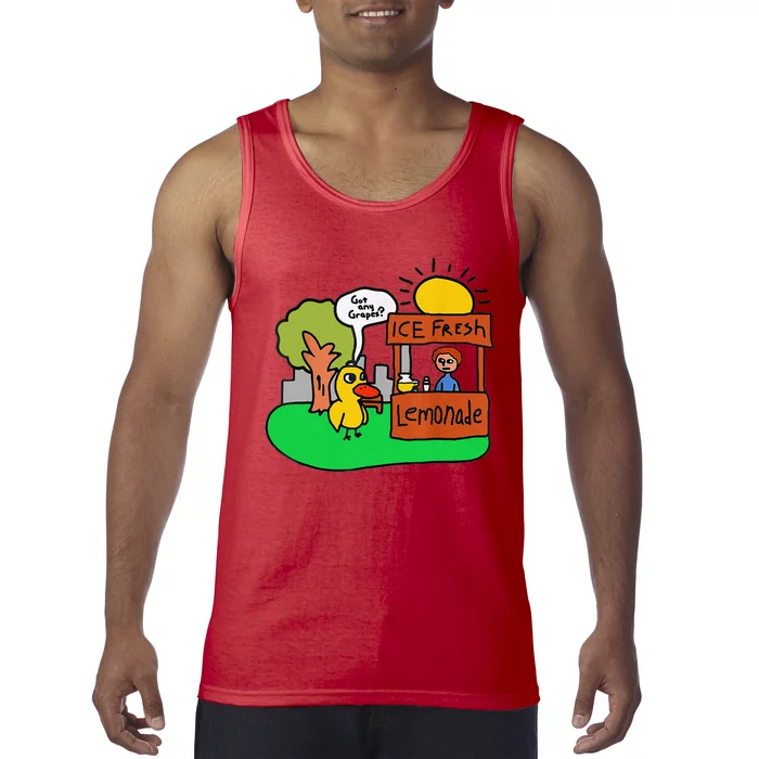 Ice Fresh Lemonade Got Any Grapes Duck Cute Funny Gift Tank Top