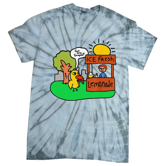 Ice Fresh Lemonade Got Any Grapes Duck Cute Funny Gift Tie-Dye T-Shirt