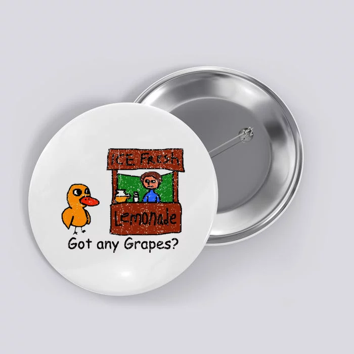 Ice Fresh Lemonade Duck Funny Got Any Grapes Love Gift Button