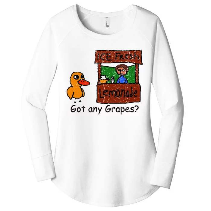 Ice Fresh Lemonade Duck Funny Got Any Grapes Love Gift Women's Perfect Tri Tunic Long Sleeve Shirt