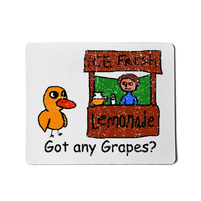 Ice Fresh Lemonade Duck Funny Got Any Grapes Love Gift Mousepad