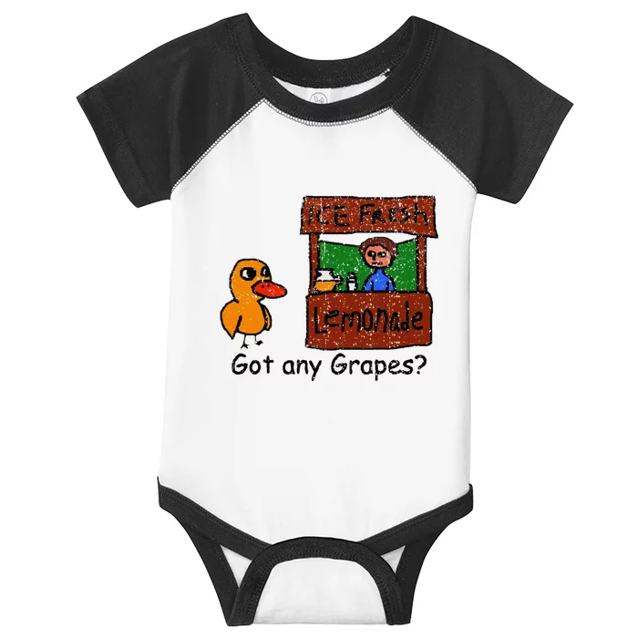 Ice Fresh Lemonade Duck Funny Got Any Grapes Love Gift Infant Baby Jersey Bodysuit