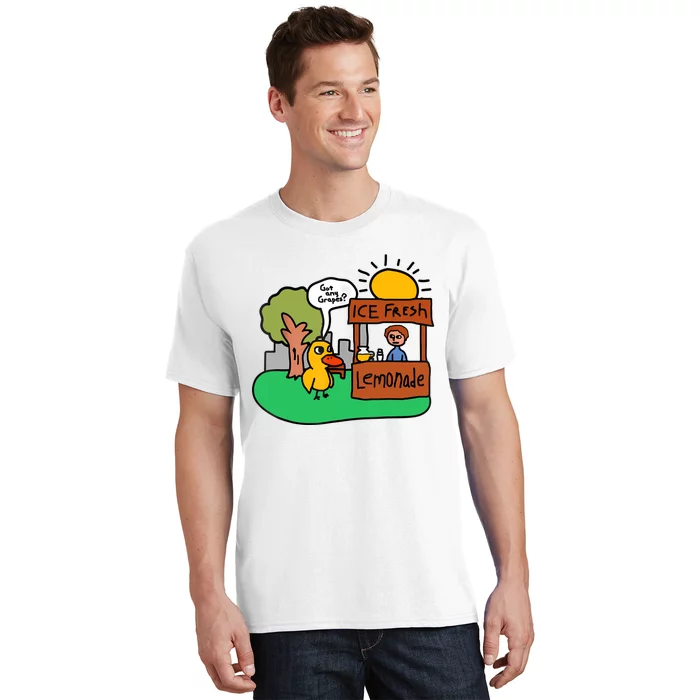 Ice Fresh Lemonade Got Any Grapes Duck Funny Gift T-Shirt