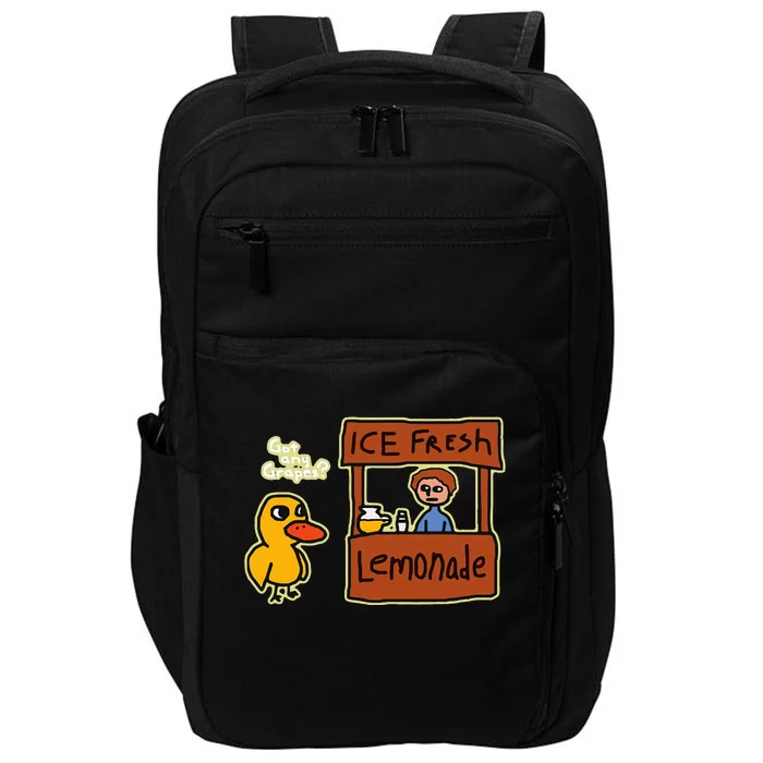 Ice Fresh Lemonade Duck Funny Got Any Grapes Love Gift Impact Tech Backpack