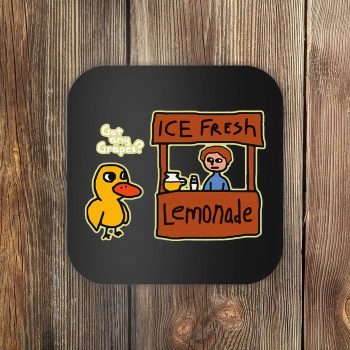 Ice Fresh Lemonade Duck Funny Got Any Grapes Love Gift Coaster