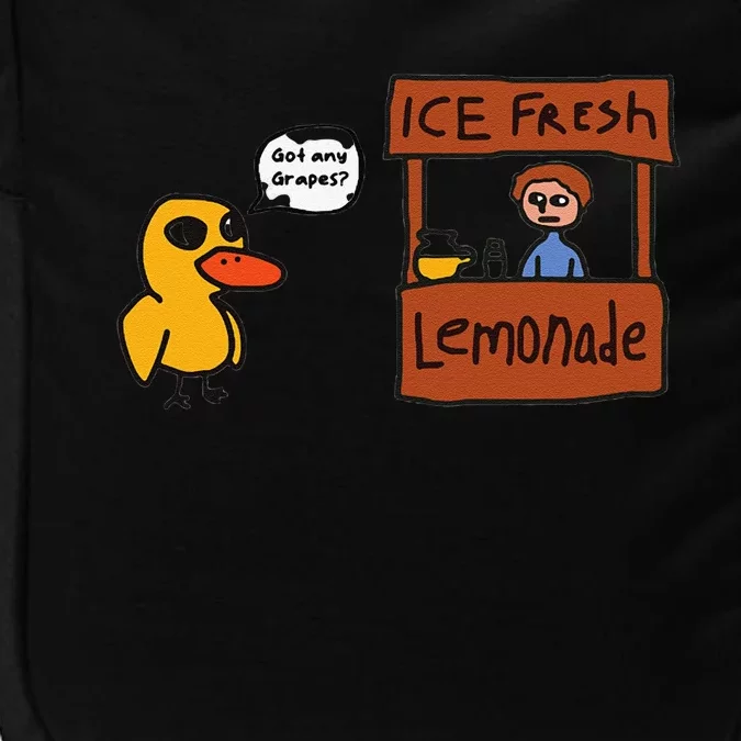 Ice Fresh Lemonade Got Any Grapes Duck Funny Ice Fresh, Cool Impact Tech Backpack