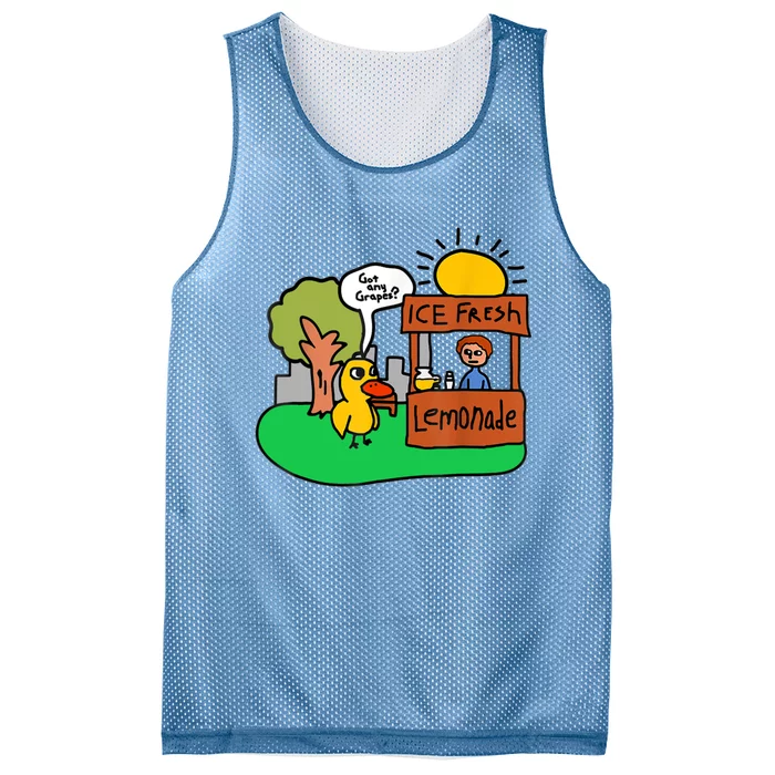 Ice Fresh Lemonade Got Any Grapes Duck Funny Gift Mesh Reversible Basketball Jersey Tank