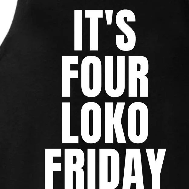 It’S Four Loko Friday And I Have A Gun Ladies Tri-Blend Wicking Tank