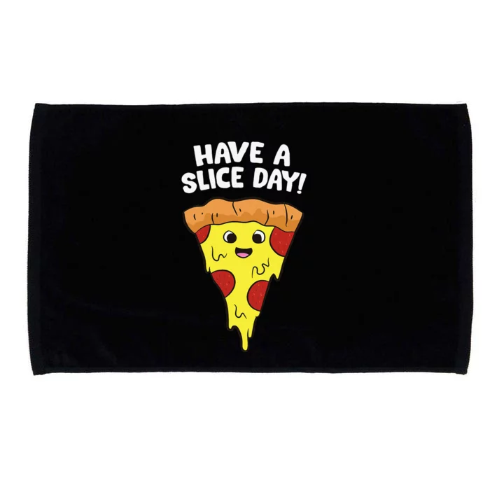 Italian Food Lover Have A Slice Day Pizza Slice Microfiber Hand Towel