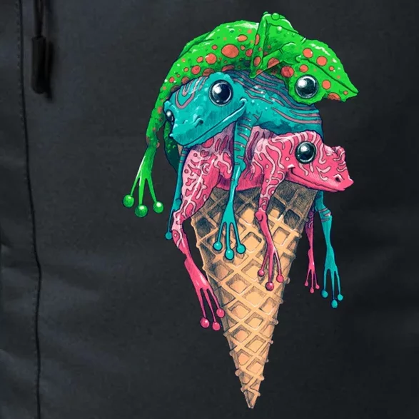 Icecream Frog Lover Food Funny Daily Commute Backpack