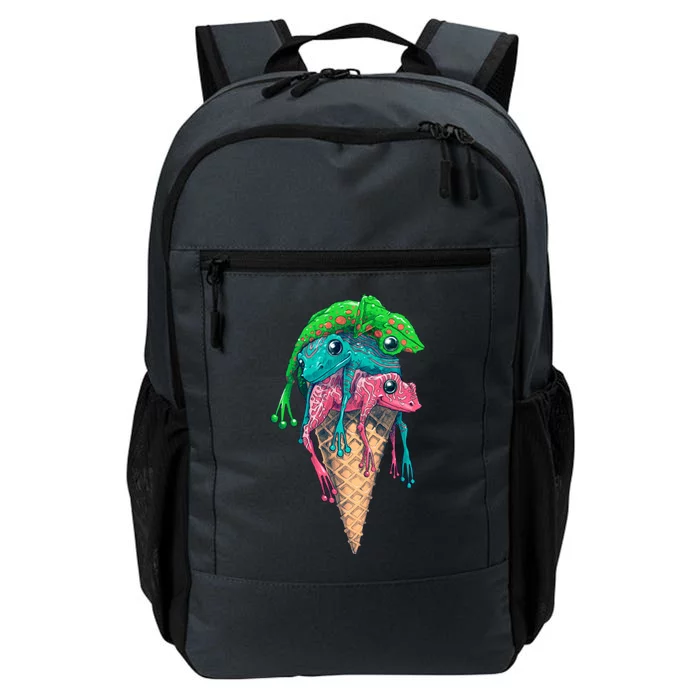 Icecream Frog Lover Food Funny Daily Commute Backpack