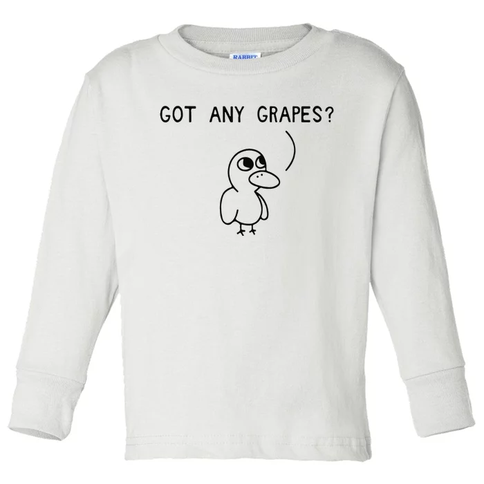 Ice Fresh Lemonade Duck Funny Got Any Grapes Toddler Long Sleeve Shirt