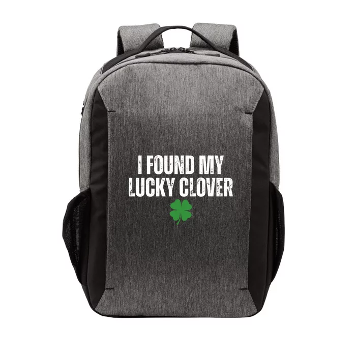 I Found My Lucky Clover St Patricks Day Vector Backpack