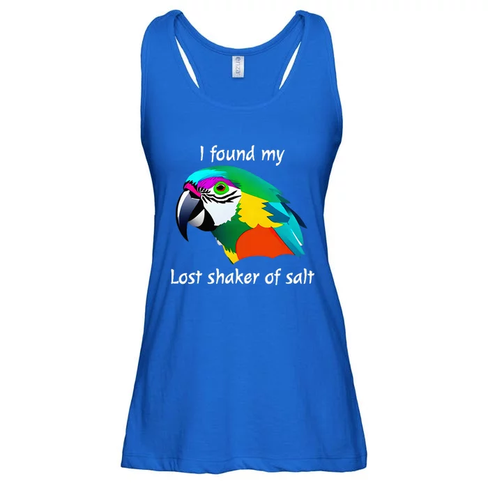 I Found My Lost Shaker Of Salt Fun Parrot Head Design Ladies Essential Flowy Tank