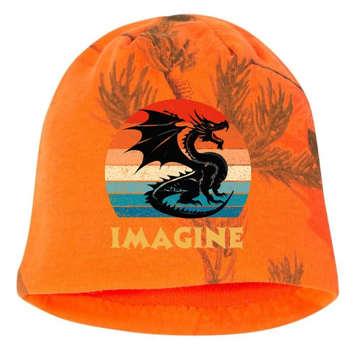 Imagine Fantasy Mythical Dragon Kati - Camo Knit Beanie