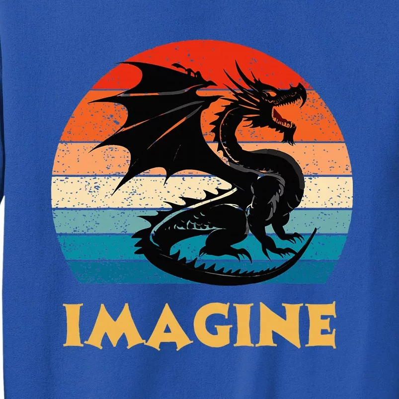 Imagine Fantasy Mythical Dragon Tall Sweatshirt