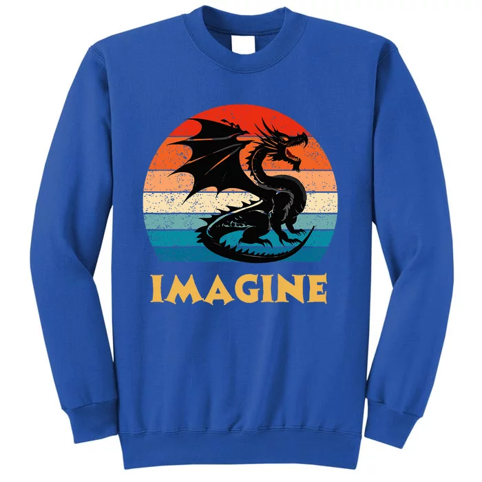 Imagine Fantasy Mythical Dragon Tall Sweatshirt