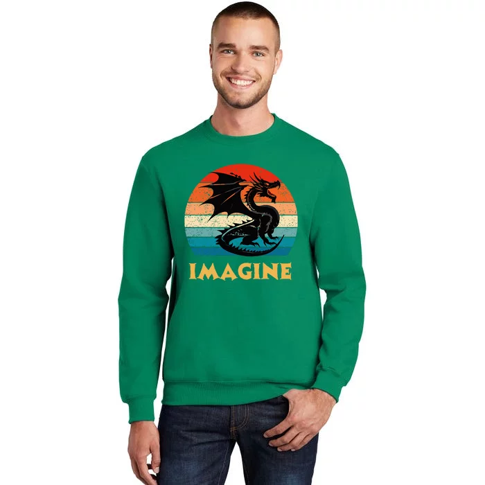 Imagine Fantasy Mythical Dragon Sweatshirt