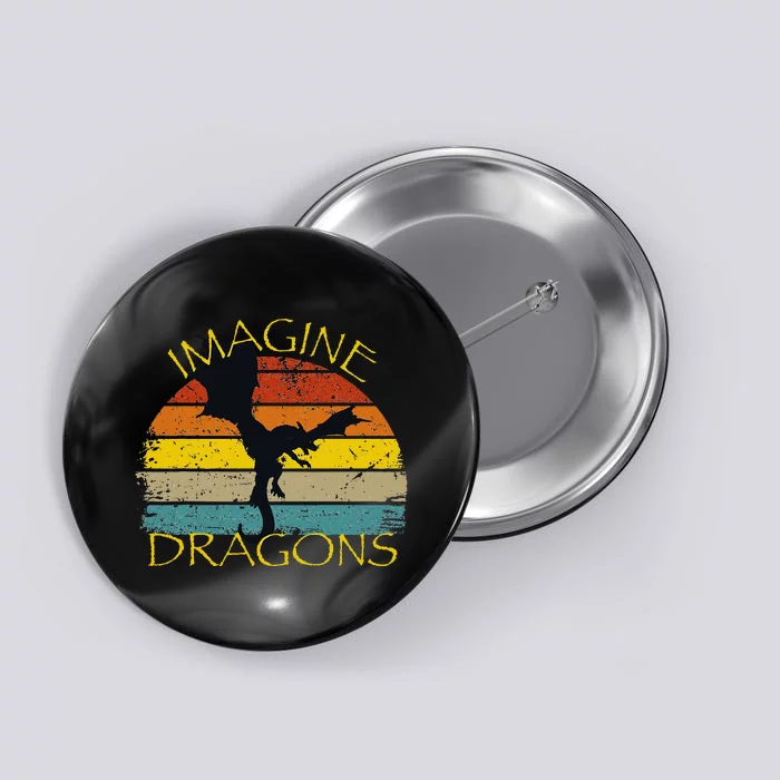 Imagine Fantasy Mythical Dragon Wings Button