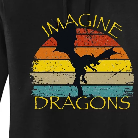 Imagine Fantasy Mythical Dragon Wings Women's Pullover Hoodie