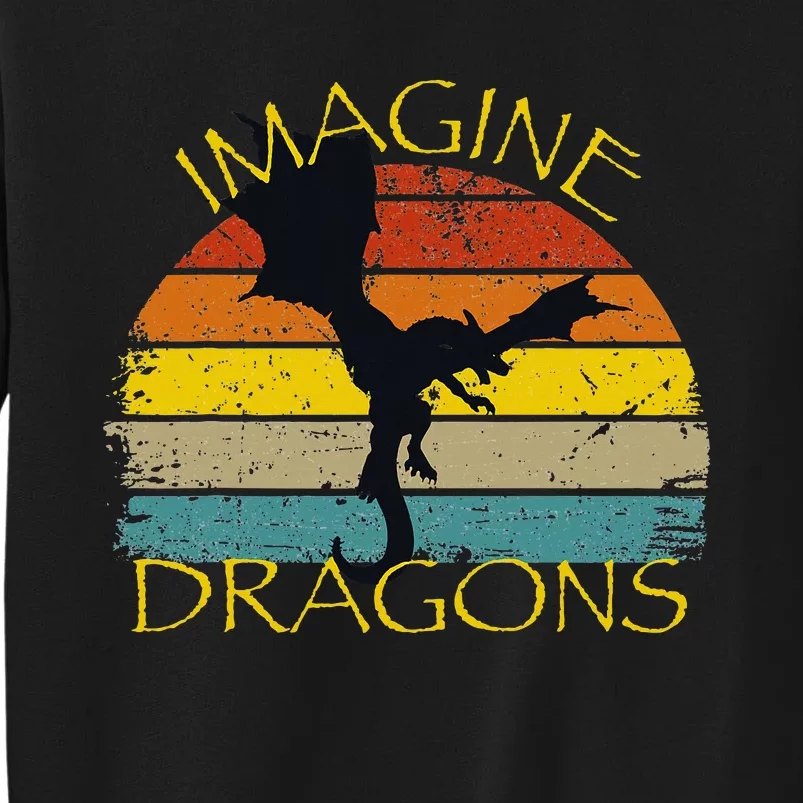 Imagine Fantasy Mythical Dragon Wings Tall Sweatshirt