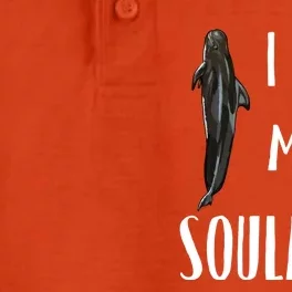 I Found My Soulmate Day Short Finned Pilot Whale Lover Gift Dry Zone Grid Performance Polo