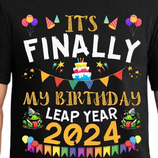 It's Finally My Birthday Leap Day Funny Leap Year Birthday Pajama Set