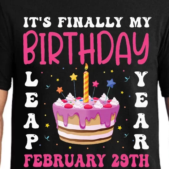 It's Finally My Birthday Leap Year 2024 Birthday Leap Day Pajama Set