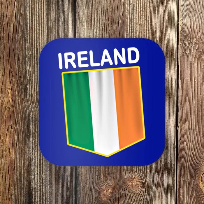 Ireland Flag Meaningful Gift Irish Roots Irish Flag Funny Gift Cool Gift Coaster