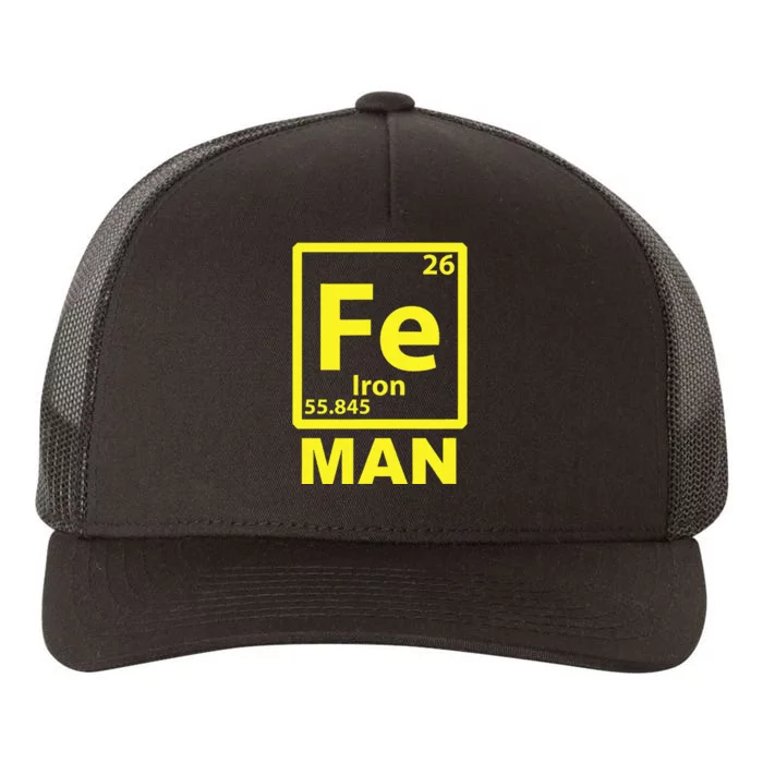 Iron (Fe) Man Yupoong Adult 5-Panel Trucker Hat