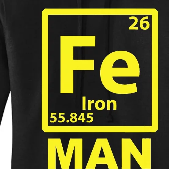 Iron (Fe) Man Women's Pullover Hoodie