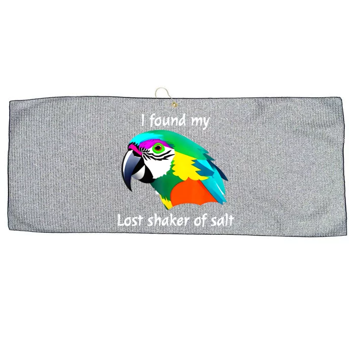 I Found My Lost Shaker Of Salt Fun Parrot Head Design Large Microfiber Waffle Golf Towel