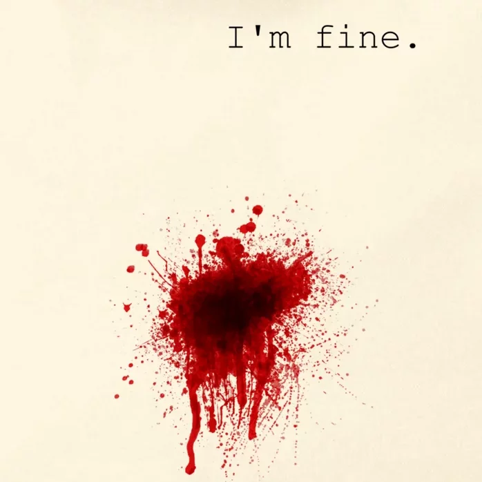 I'm Fine Meaningful Gift Flesh Wound Halloween Costume Gift Zip Tote Bag