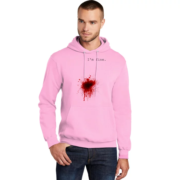 I'm Fine Meaningful Gift Flesh Wound Halloween Costume Gift Hoodie