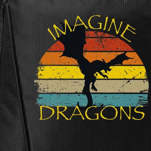 Imagine Fantasy Mythical Dragon Wings City Backpack