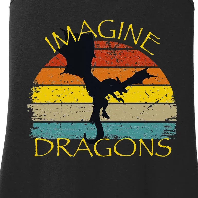 Imagine Fantasy Mythical Dragon Wings Ladies Essential Tank