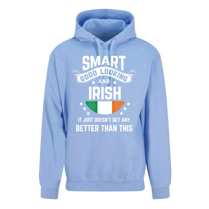 Irish Flag Native Pride Funny Ireland Irish Roots Gift Unisex Surf Hoodie