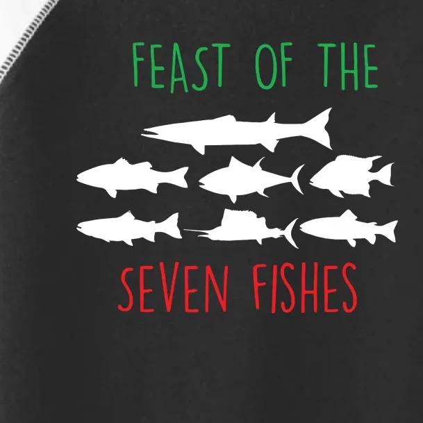 Italy Feast Of The Seven Fishes Italian Christmas Eve Toddler Fine Jersey T-Shirt