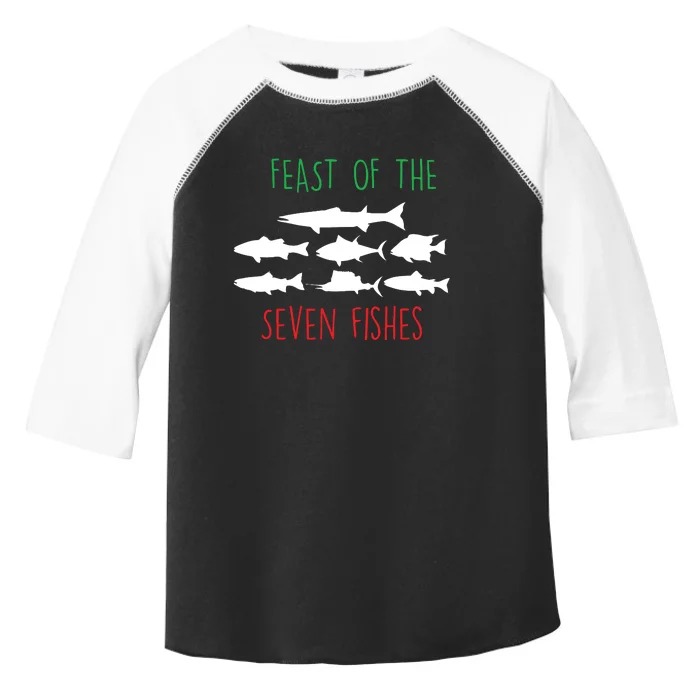 Italy Feast Of The Seven Fishes Italian Christmas Eve Toddler Fine Jersey T-Shirt