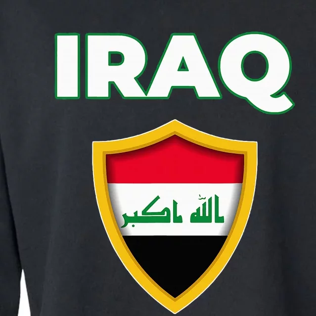 IraqIraq FlagFlag Of Iraq. Cropped Pullover Crew