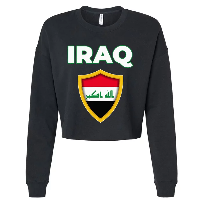 IraqIraq FlagFlag Of Iraq. Cropped Pullover Crew