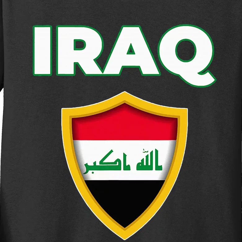 IraqIraq FlagFlag Of Iraq. Kids Long Sleeve Shirt